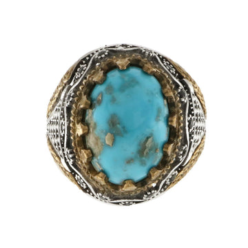 925 Sterling Silver Turquoise Silver Ring - A119471