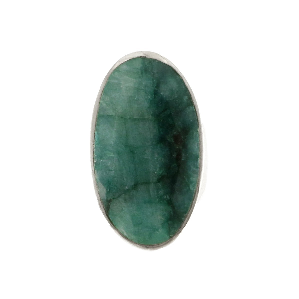 925 Sterling Silver Emerald Ring - A119502