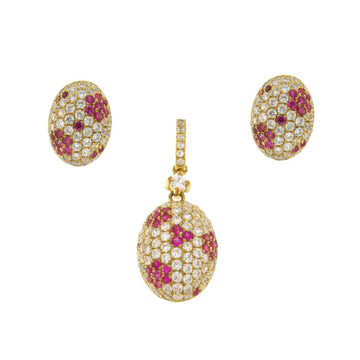 925 Sterling Silver Pendant Set - A119641