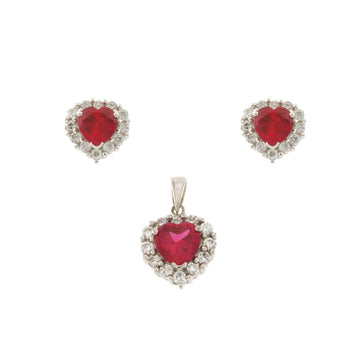 925 Sterling Silver Pendant Set - A119642