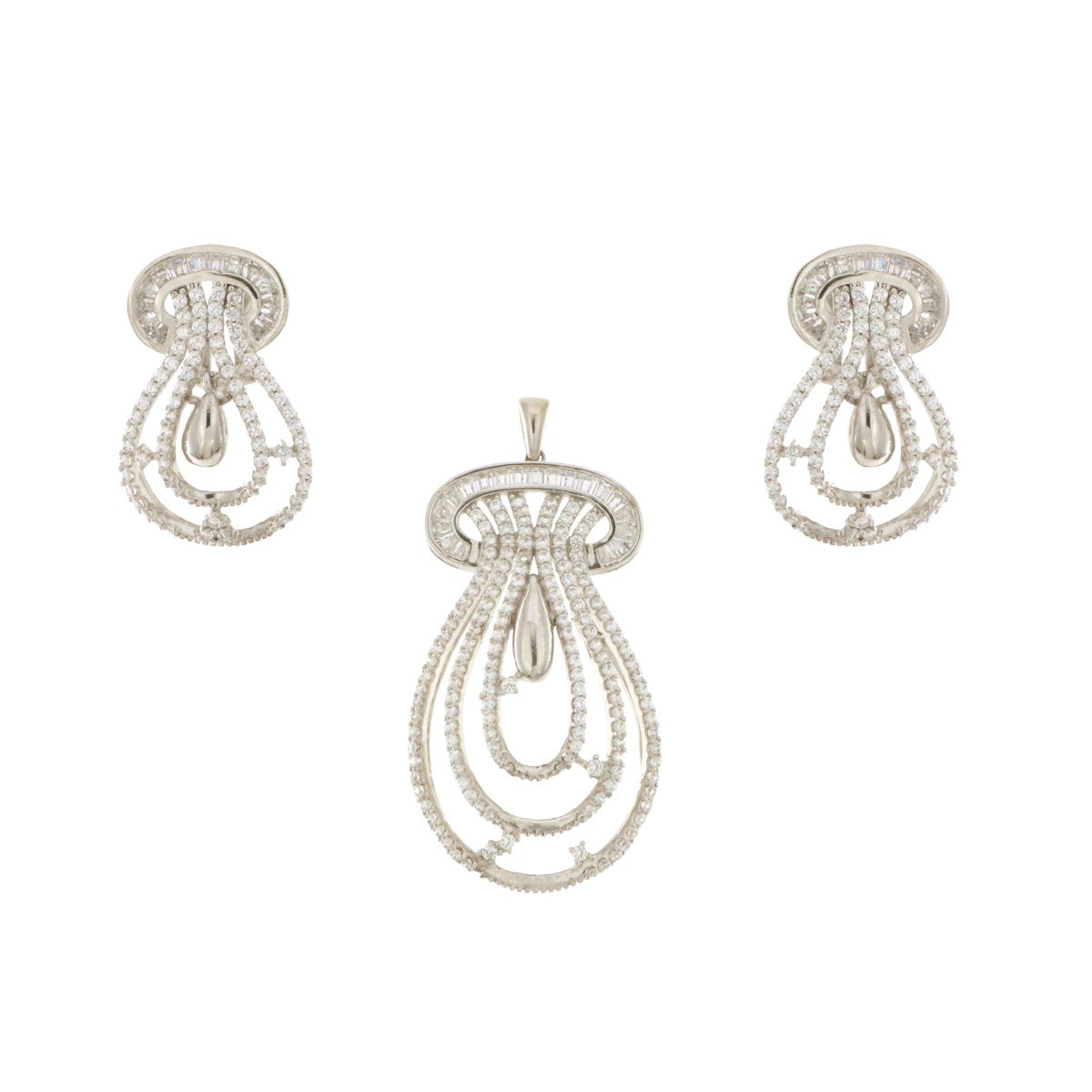 925 Sterling Silver Pendant Set - A119647