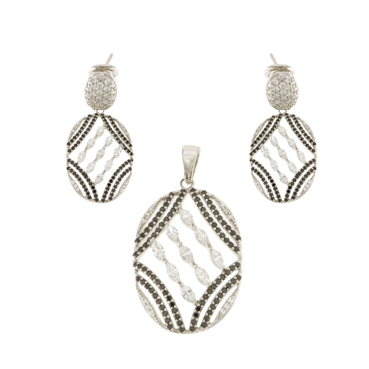 925 Sterling Silver Pendant Set - A119650