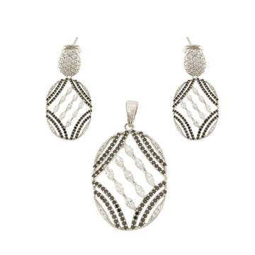 925 Sterling Silver Pendant Set - A119650