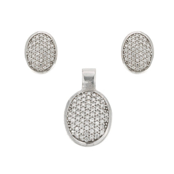 925 Sterling Silver Pendant Set - A119653