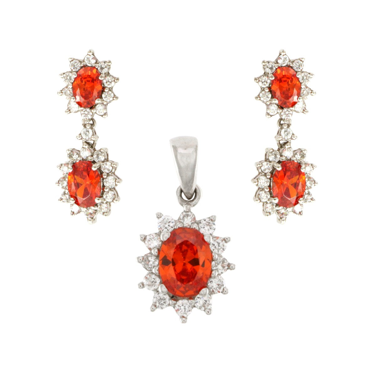 925 Sterling Silver Pendant Set - A119655