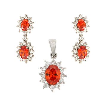 925 Sterling Silver Pendant Set - A119655