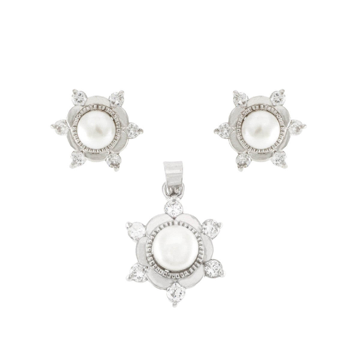 925 Sterling Silver Pendant Set - A119817