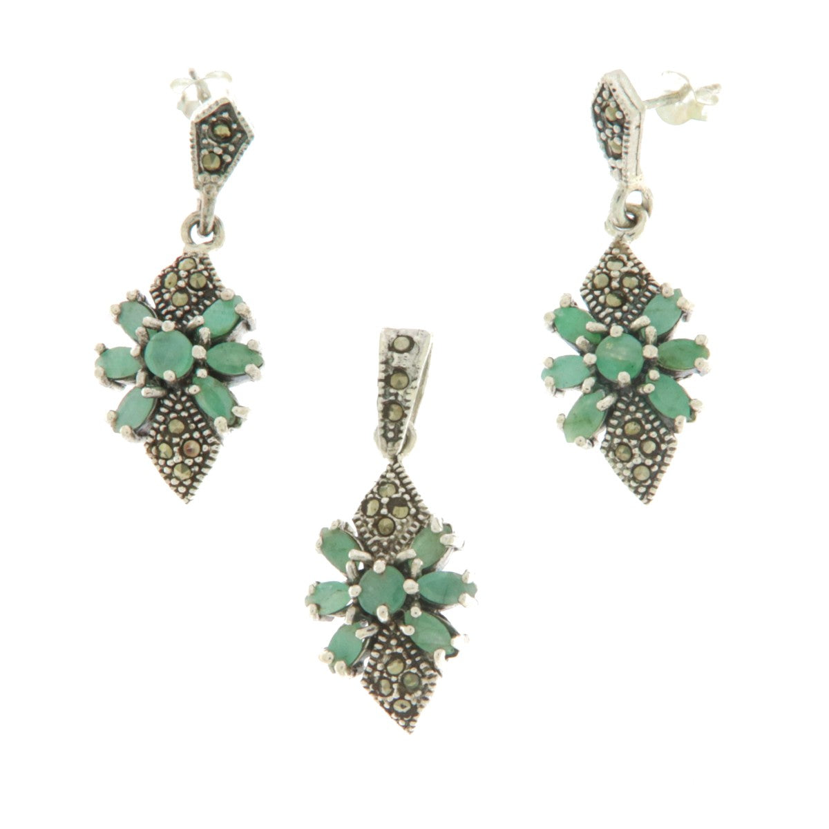 925 Sterling Silver Pendant Set - A119947