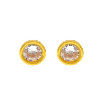 22ct Gold Stud Earrings - A120098