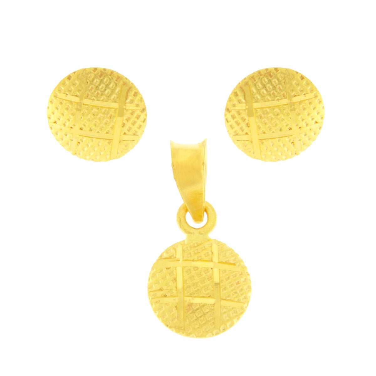 22ct Gold Pendant Set - A120653