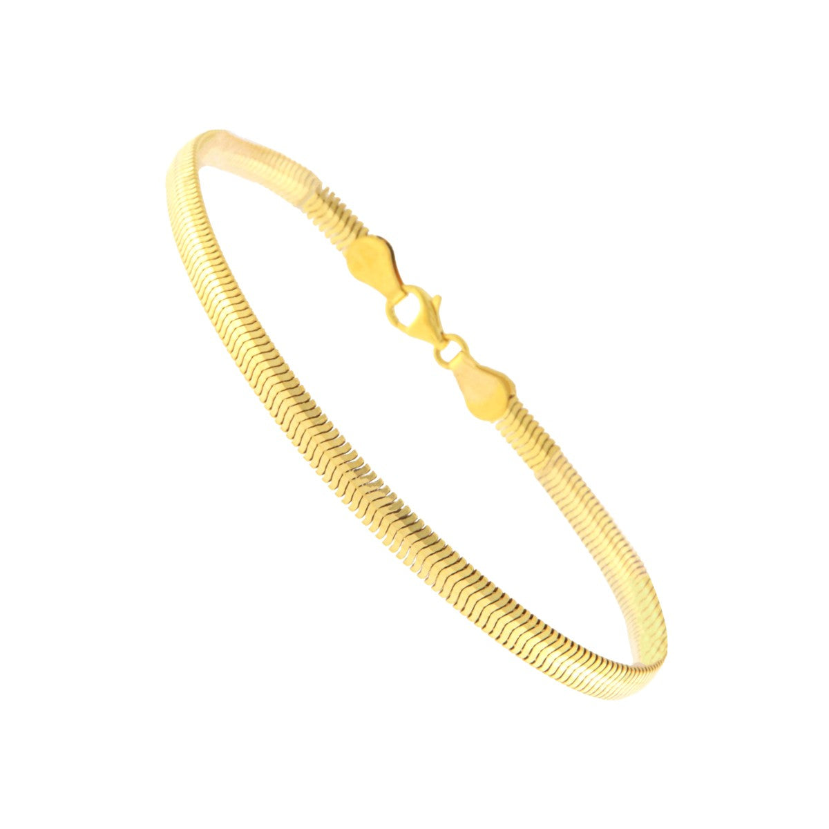 22ct Gold Herringbone Chain Unisex Bracelet - A120719