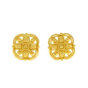 22ct Gold Floral Stud Earrings - A120746