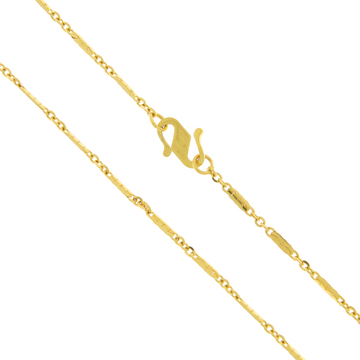 22ct Gold Fancy Bar Link Chain - A120762