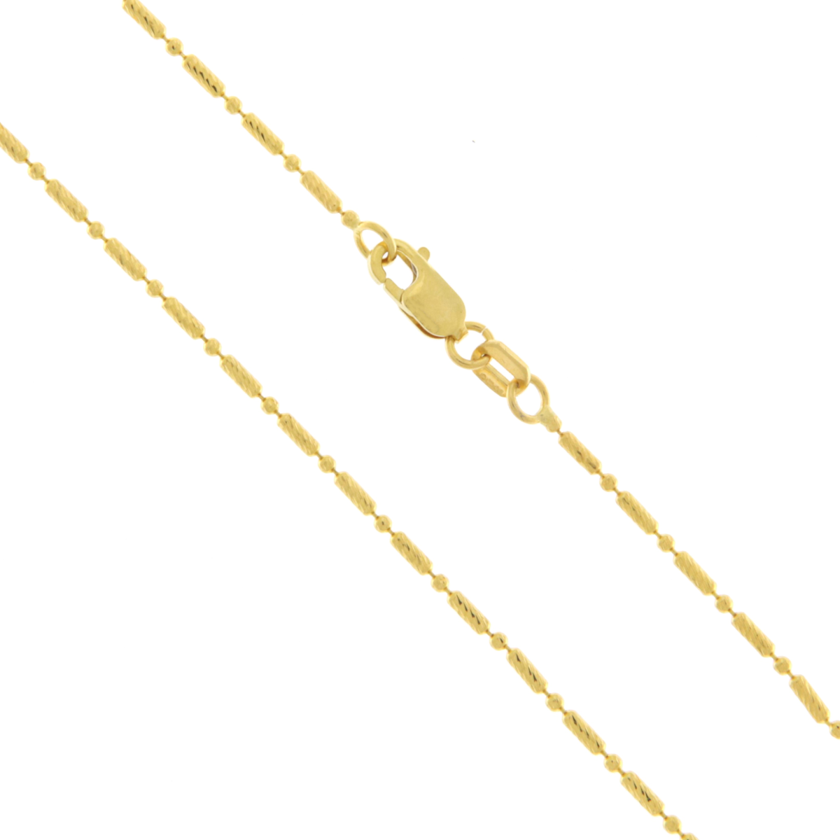 22ct Gold Bead Link Chain - A120763
