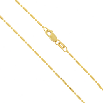22ct Gold Bead Link Chain - A120763