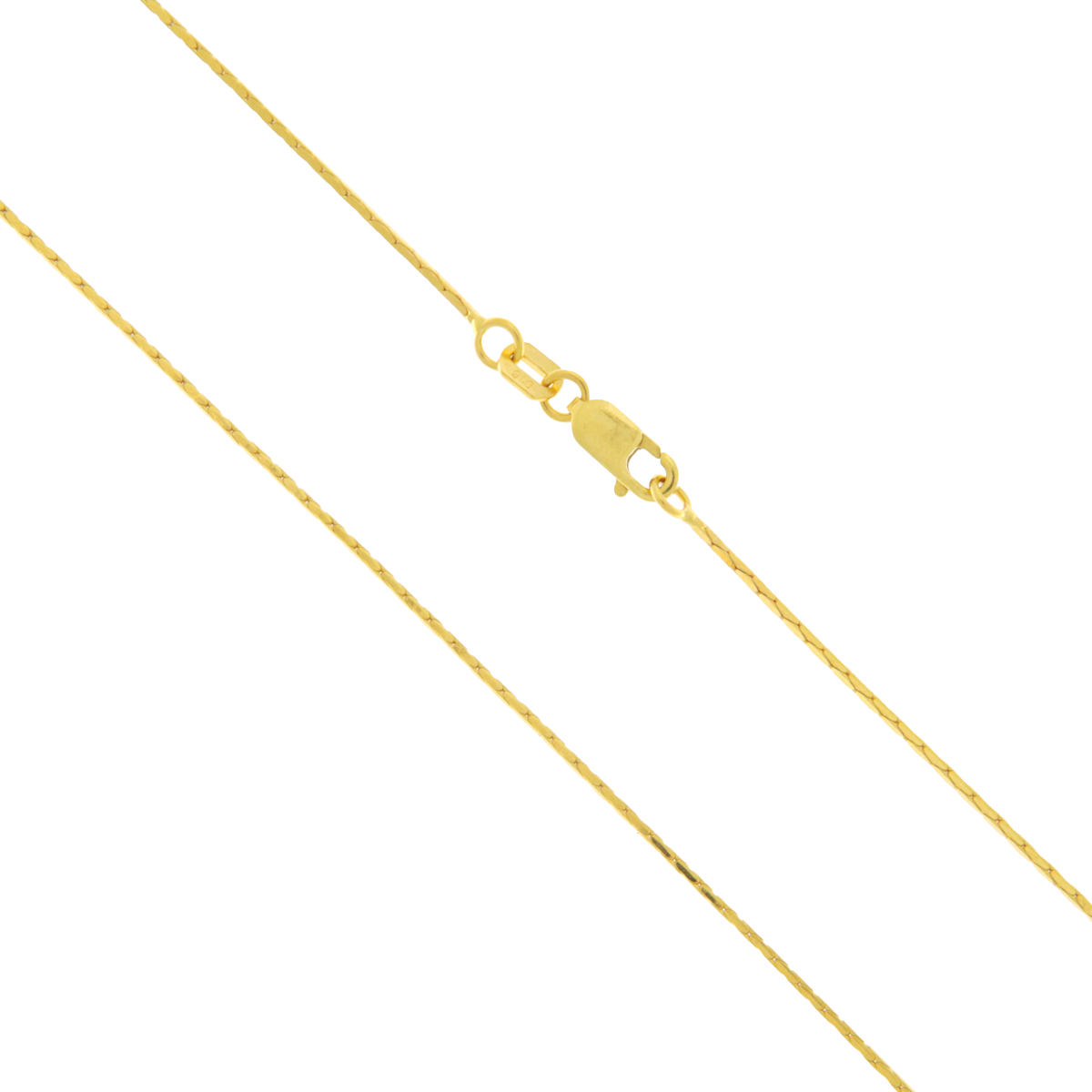 22ct Gold Flat Link Chain - A120784