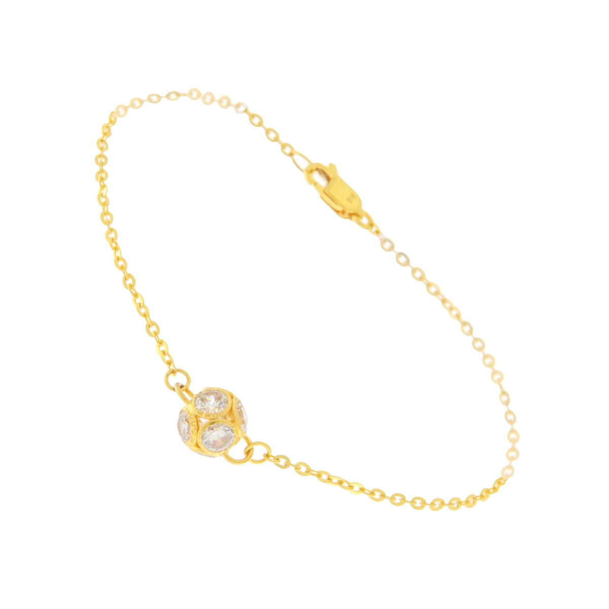 22ct Gold Delicate Chain Bracelet - A120814