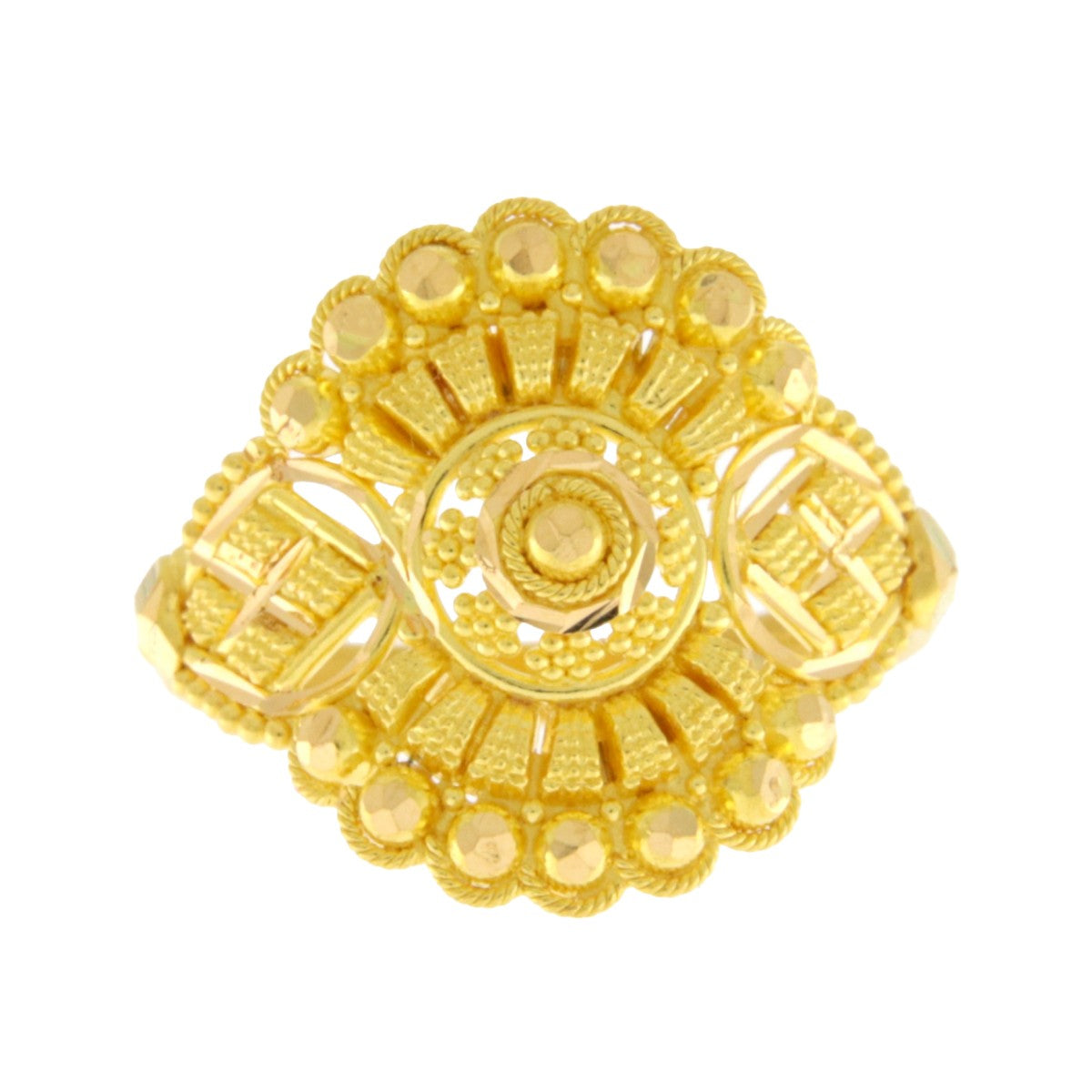 22ct Gold Filigree Ring - A120819