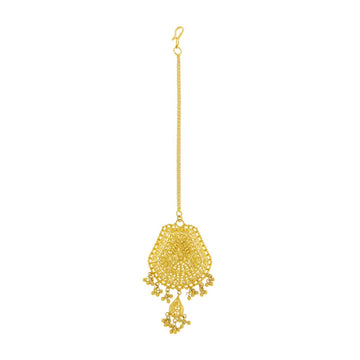 22ct Gold Filigree Tikka - A120999