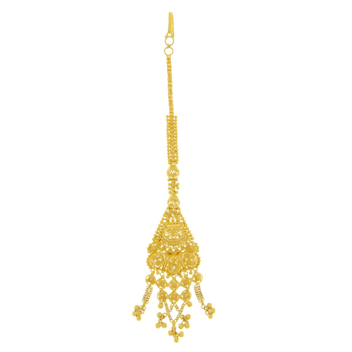 22ct Gold Bridal Filigree Tikka - A121002