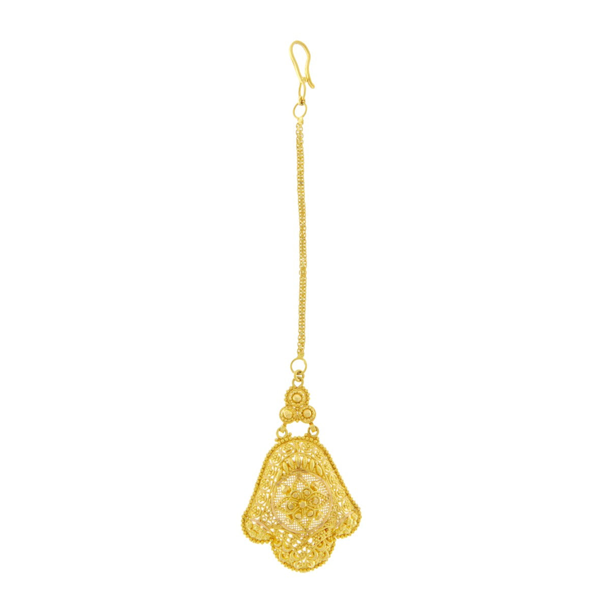 22ct Gold Filigree Tikka - A120984