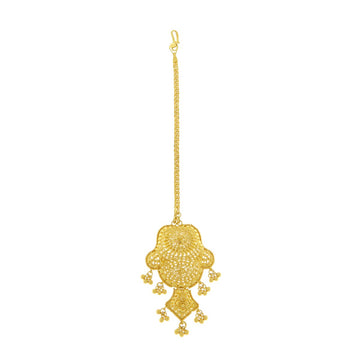 22ct Gold Filigree Bridal Tikka - A120985