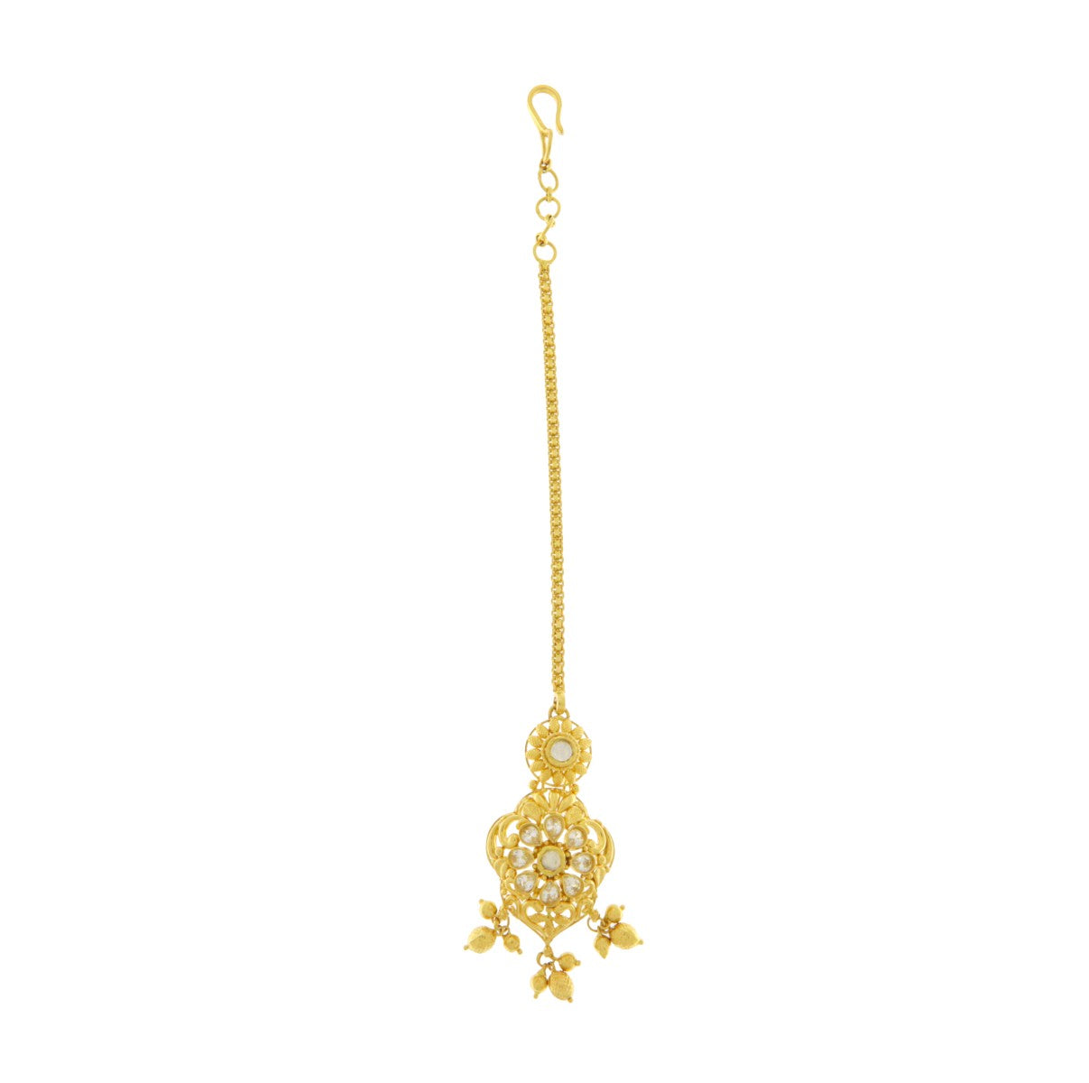 22ct Gold Two-Tone Filigree Tikka - A120986
