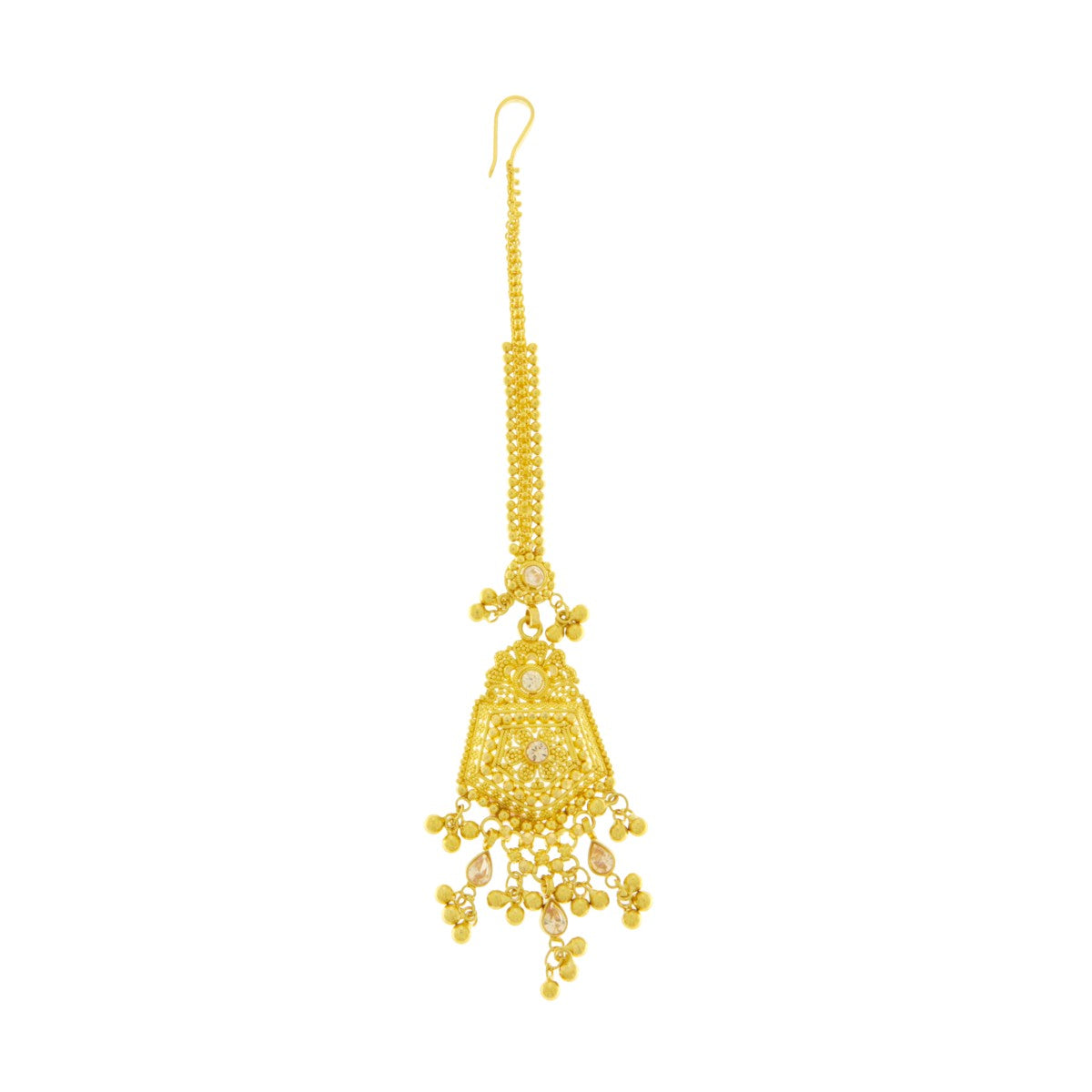 22ct Gold Filigree Bridal Tikka - A120988