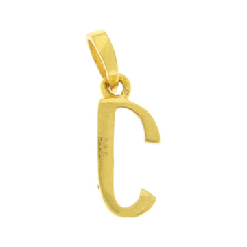 22ct Gold C Pendant - PB21077