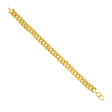 22ct Gold Curb Chain Kids Bracelet - PB21108