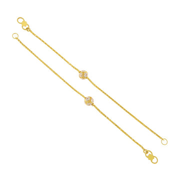 22ct Gold Kids Bracelets (Pair) - PB21110