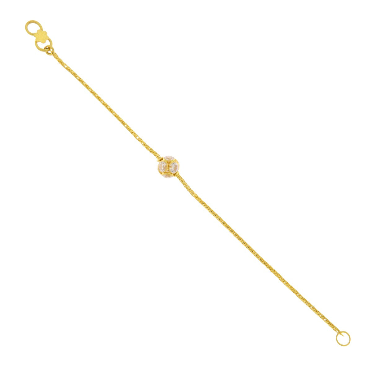 22ct Gold Kids Bracelet (Single) - PB21116