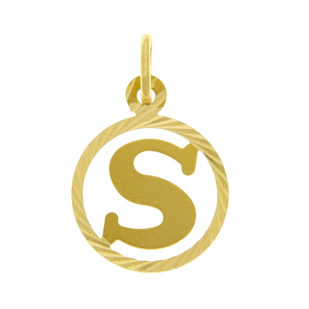 22ct Gold S Pendant - PB21131