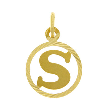 22ct Gold S Pendant - PB21131