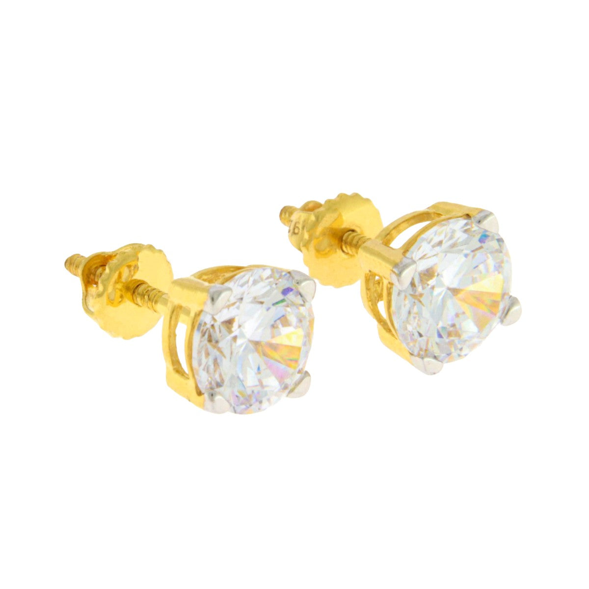 22ct Gold Stud Earrings - A121305