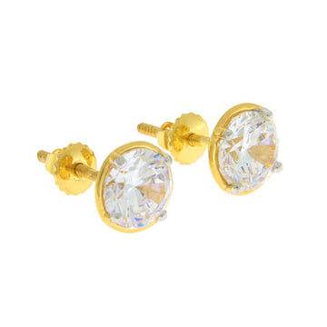 22ct Gold Stud Earrings - A121308