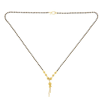 22ct Gold Traditional Beaded Necklace/Mangalsutra - PB21347