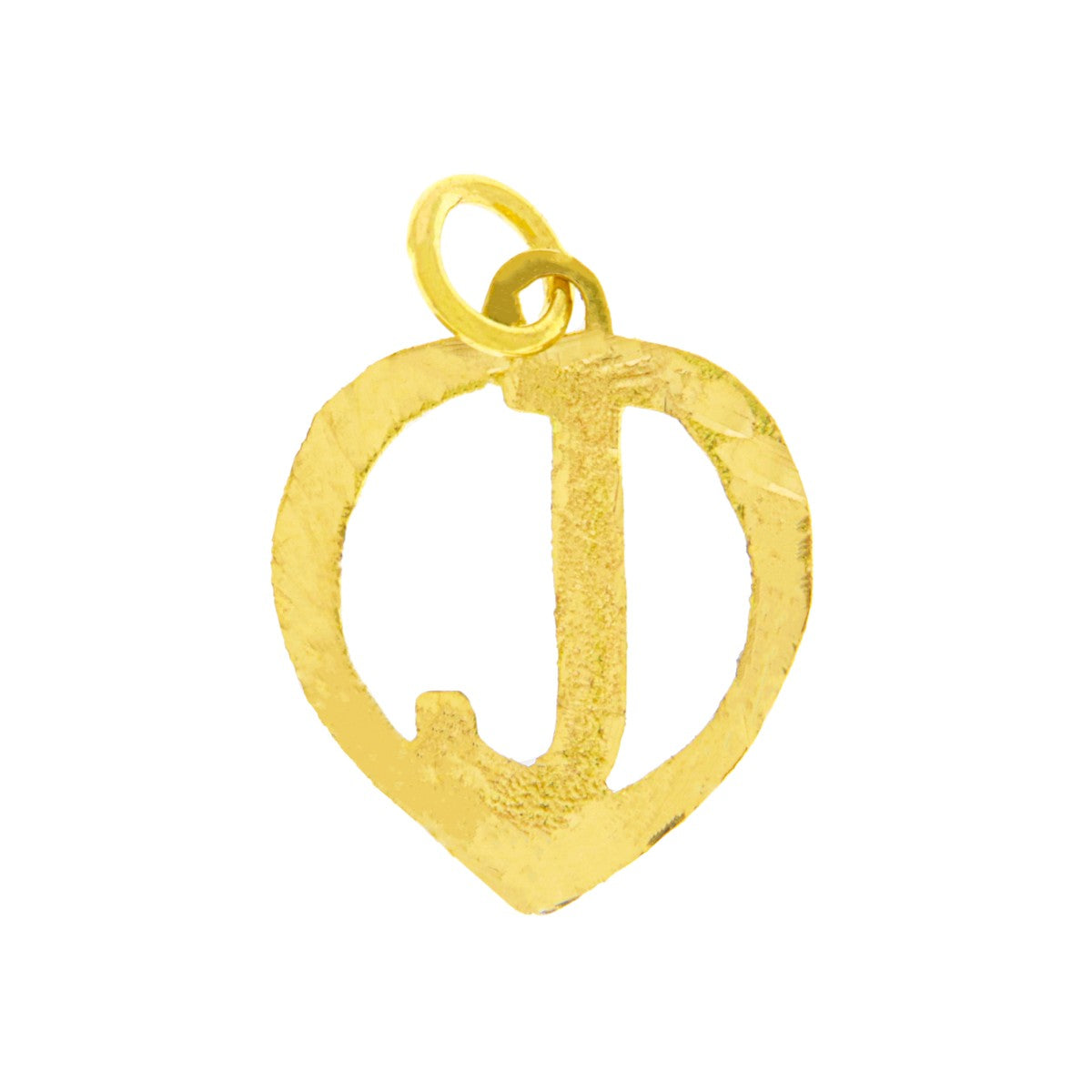 22ct Gold Initial J Pendant - A121486