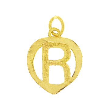 22ct Gold Initial R Pendant - A121487