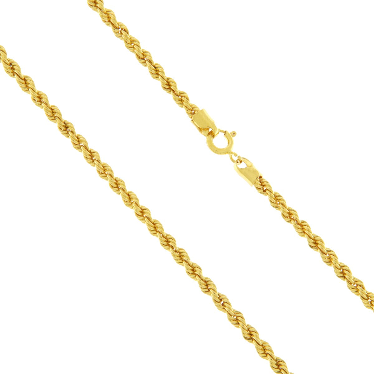 22ct Gold Hollow Rope Chain - PB21511