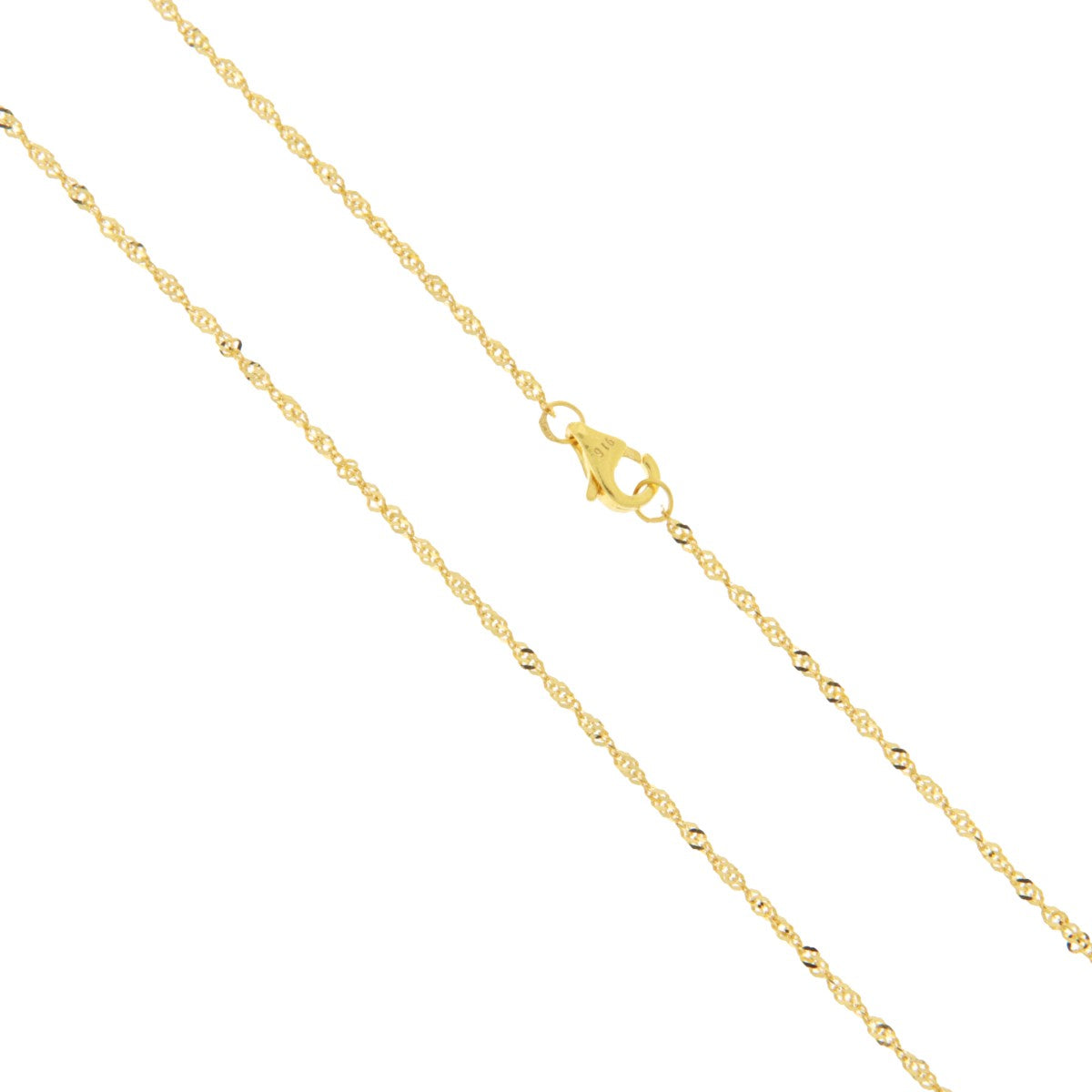 22ct Gold Ripple Chain - PB21512