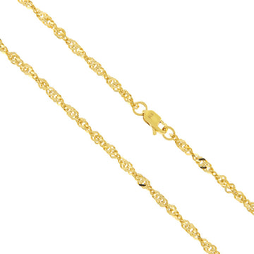22ct Gold Ripple Chain - PB21513
