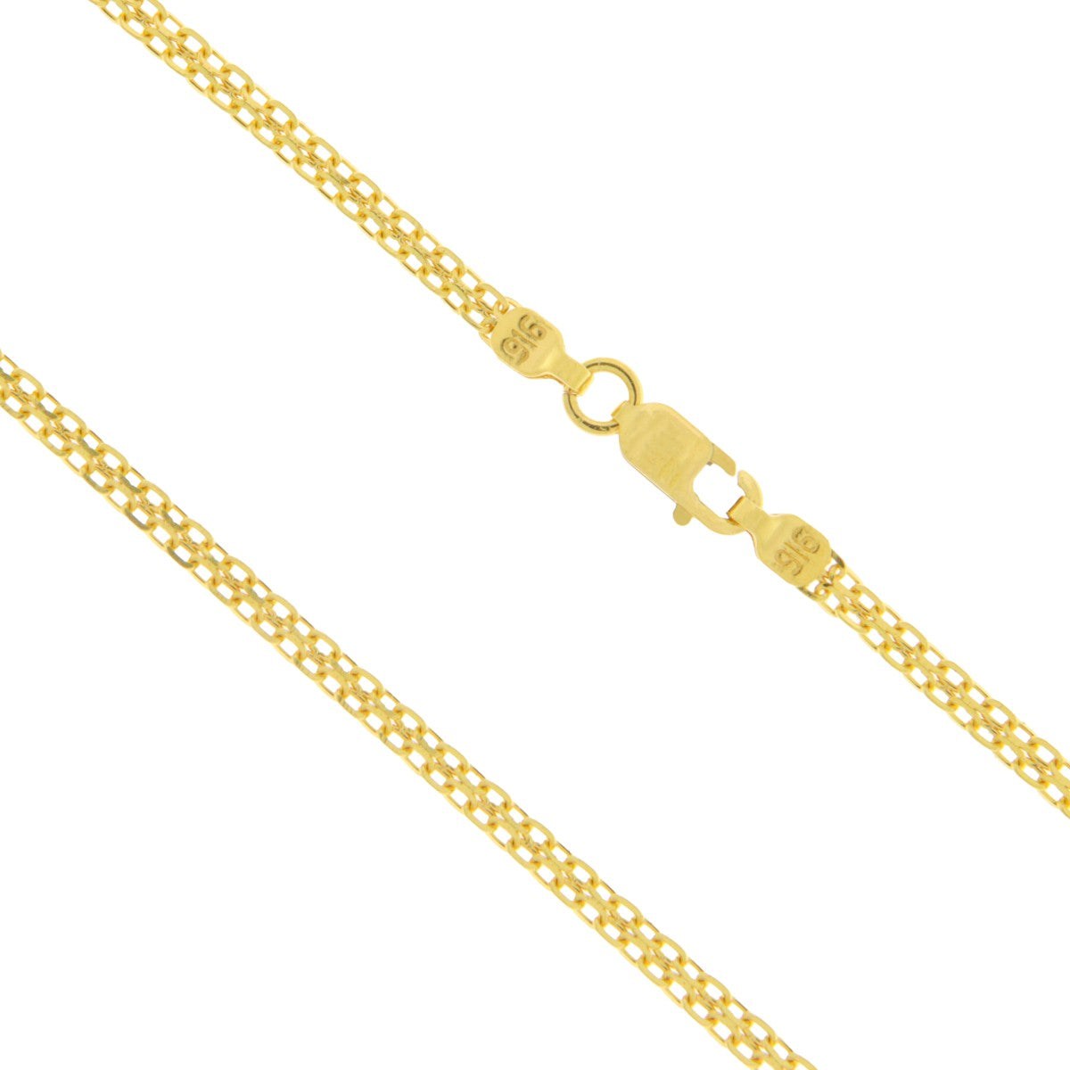 22ct Gold Double Curb Chain - A121589