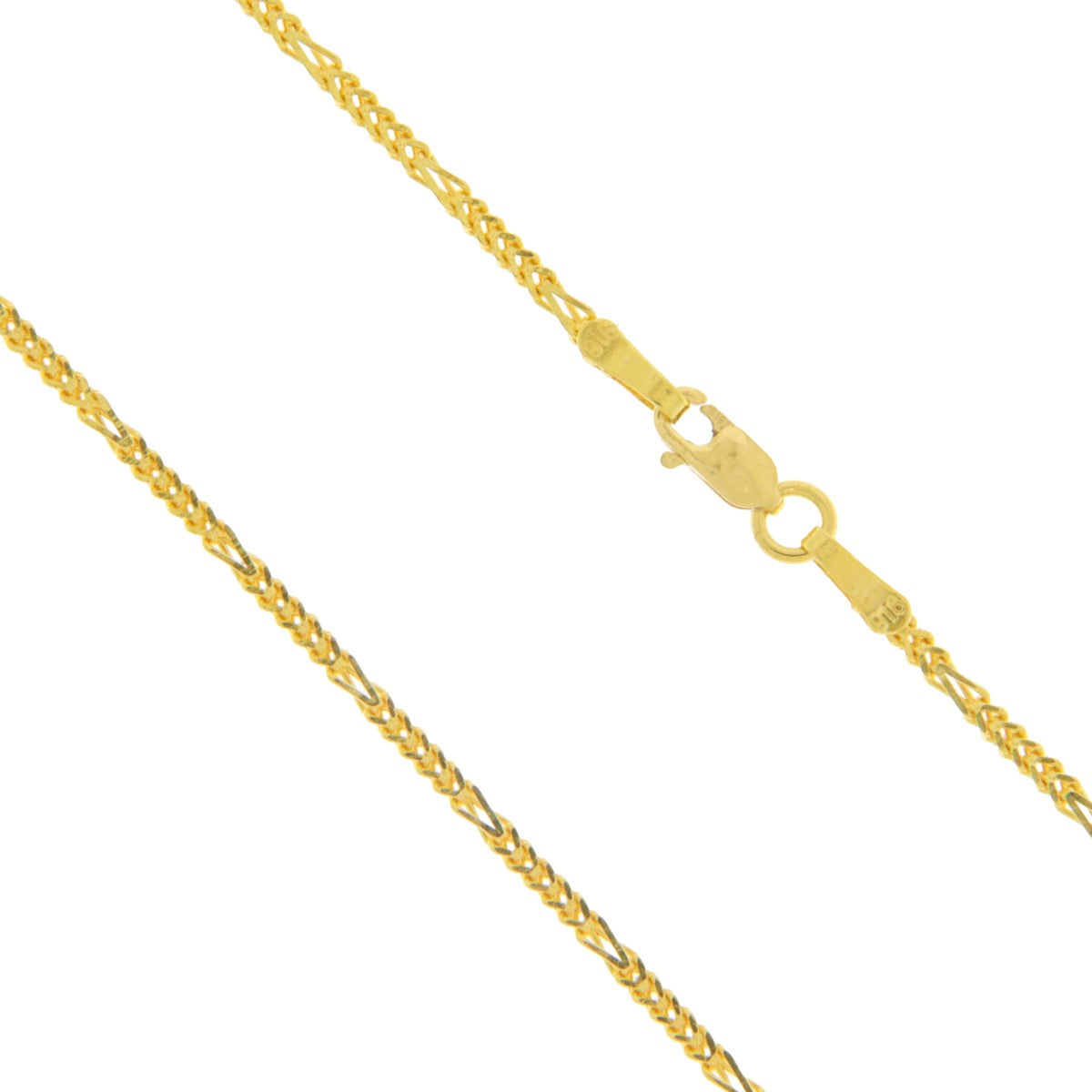 22ct Gold Singapore Link Chain - A121604