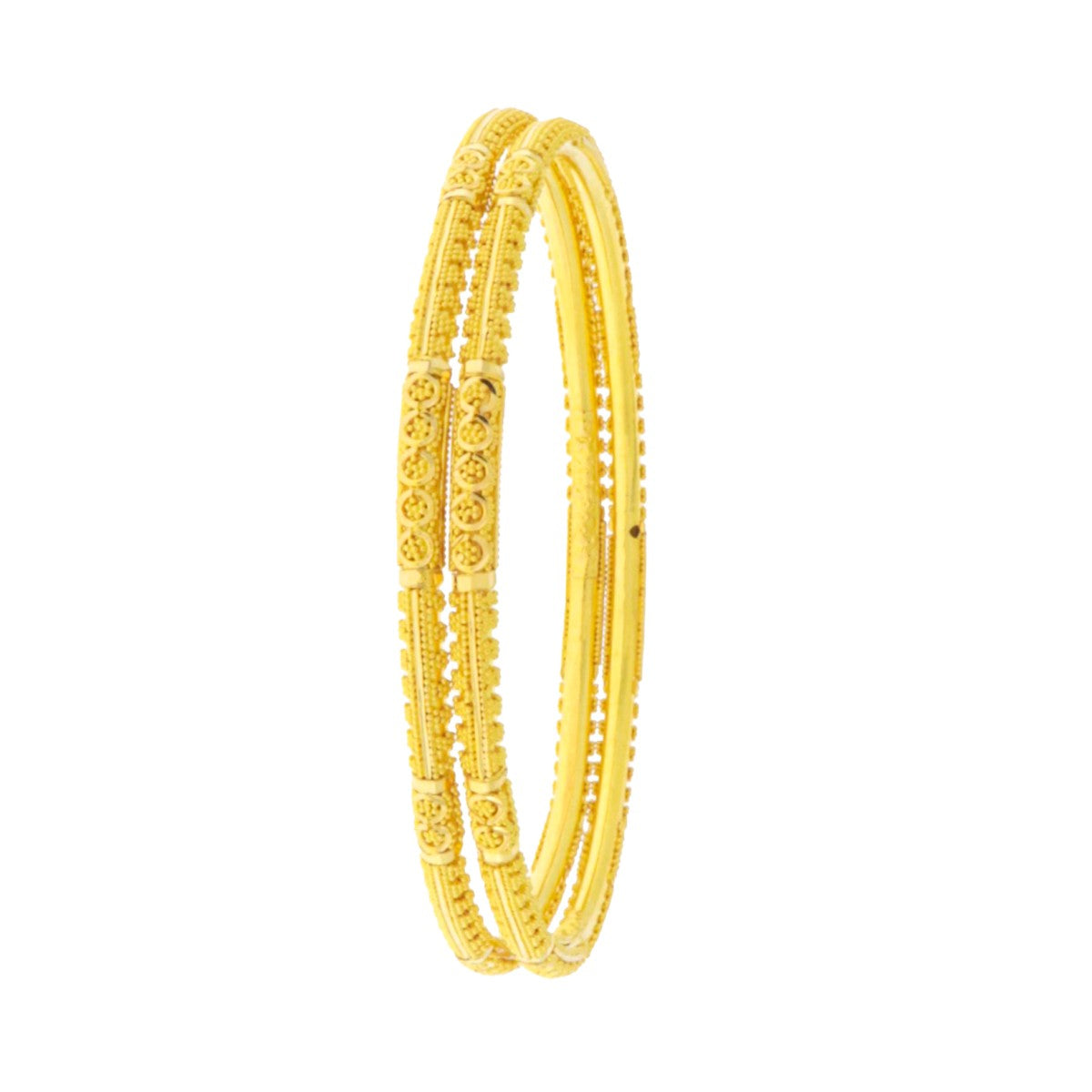 22ct Gold Filigree Bangles (Pair) - A121636