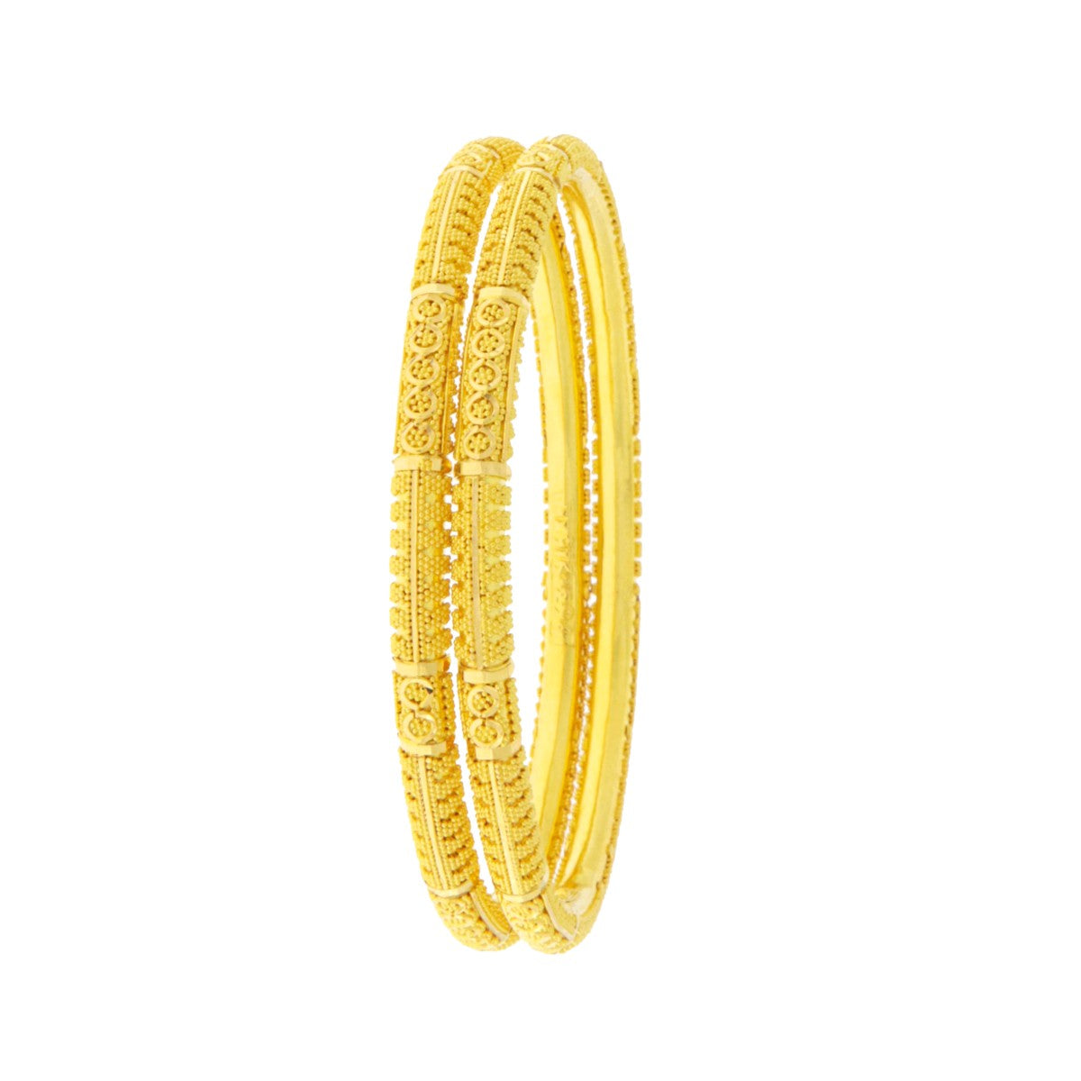 22ct Gold Filigree Karas (Pair) - A121637
