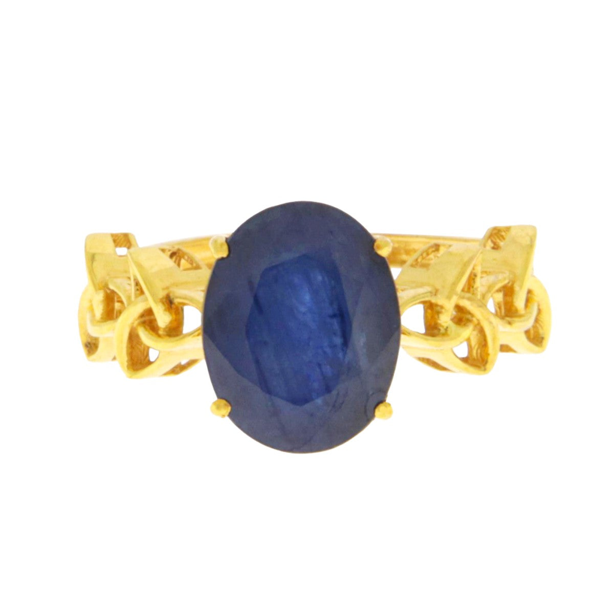22ct Gold Real Sapphire Ring - A121643