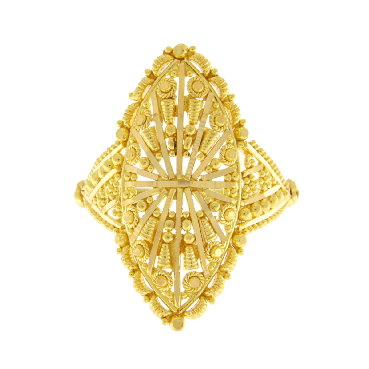22ct Gold Radiance Filigree Ring - PB21774