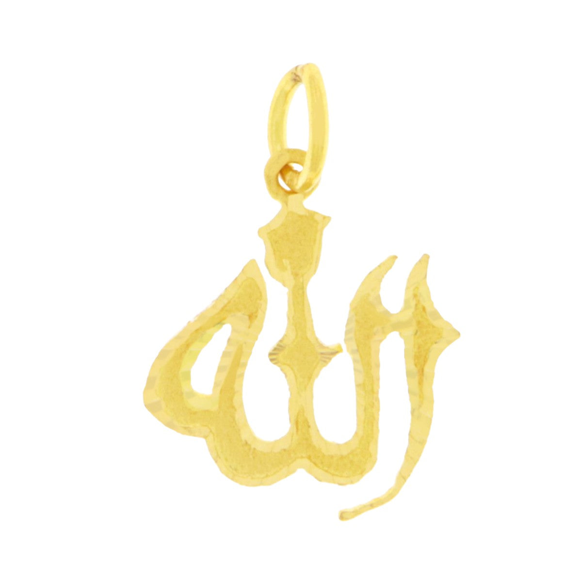 22ct Gold Allah Pendant - A121944