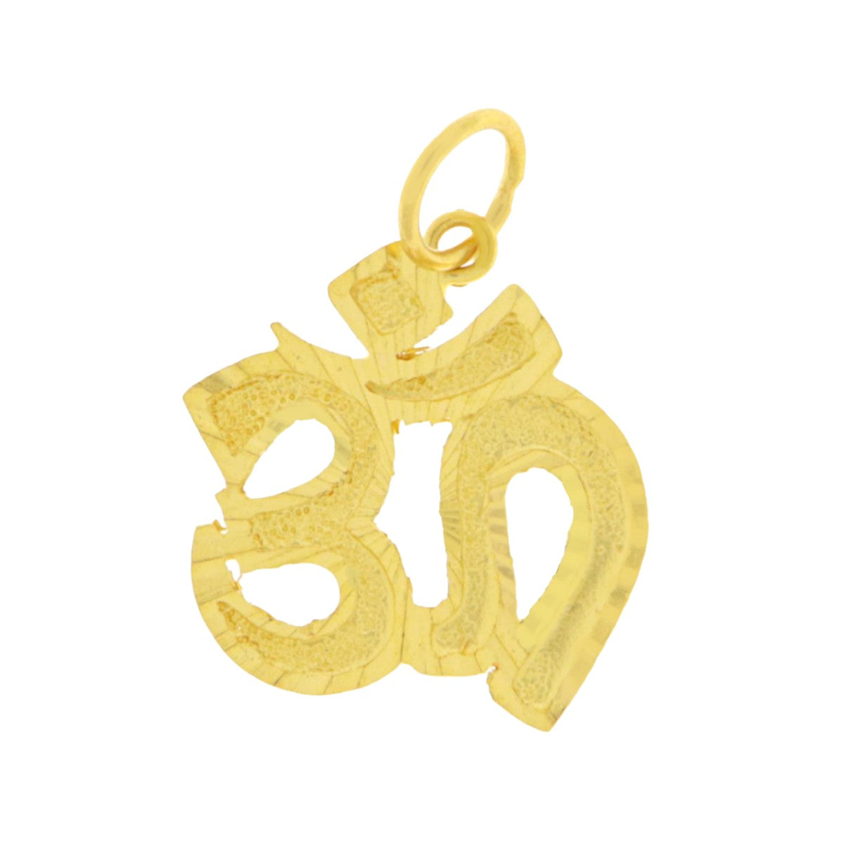 22ct Gold OM Pendant - A121962